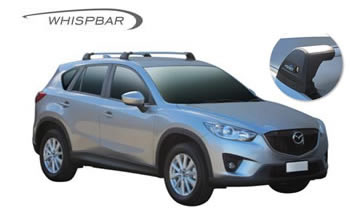 Yakima Whispbar roof racks Mazda CX5